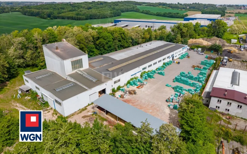 Obiekt przemysłowy/hala na  wynajem Wyry - Na wynajem budynek produkcyjno-biurowy/pow. ok. 4330m2/, działka 14054m2.