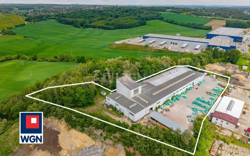 Obiekt przemysłowy/hala na  wynajem Wyry - Na wynajem budynek produkcyjno-biurowy/pow. ok. 4330m2/, działka 14054m2.